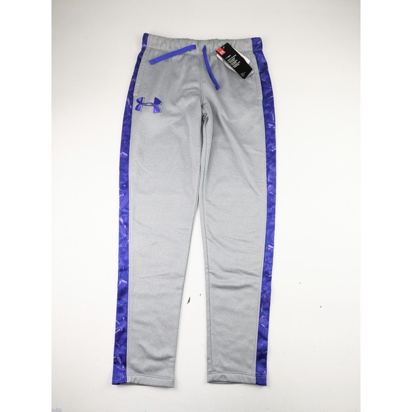 Under Armour Gray/Purple Sweatpants - Picture 2 of 5